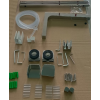 Двері у нішу Walk-In розсувні KOER SR SD07-120x200-L-TR-01 прозоре скло EASY CLEAN 8мм хром (KR5686)