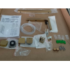 Дверь в нишу Walk-In раздвижная KOER SR SD07-120x200-R-TR-12 прозрачное стекло EASY CLEAN 8мм матовое золото (KR5774)