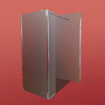 Душевая перегородка Walk-In KOER SR SP03-120x200-TR-01 прозрачное стекло EASY CLEAN 8мм хром (KR5398)