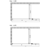 Душевая перегородка Walk-In KOER SR SP03-120x200-TR-01 прозрачное стекло EASY CLEAN 8мм хром (KR5398)