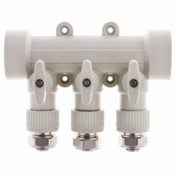 Коллектор теплого пола 3 контура PPR Koer K0191.PRO (KP2556)