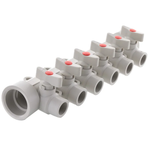 Коллектор теплого пола 6 контура (40x20) PPR Koer K0173.PRO (KP0223)