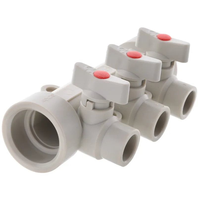 Коллектор теплого пола 3 контура (40x20) PPR Koer K0170.PRO (KP0220)