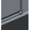 Шторки стеклянные на ванну раздвижные KOER SR BS06-120x150-TR-01 прозрачное стекло EASY CLEAN 6мм хром (KR5945)