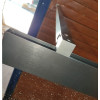 Шторки скляні на ванну розсувні KOER SR BS06-120x150-TR-07 прозоре скло EASY CLEAN 6мм графіт (KR5947)