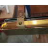 Шторки стеклянные на ванну раздвижные KOER SR BS06-120x150-TR-12 прозрачное стекло EASY CLEAN 6мм матовое золото (KR5946)