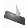 Шторки скляні на ванну розсувні KOER SR BS06-120x150-TR-07 прозоре скло EASY CLEAN 6мм графіт (KR5947)
