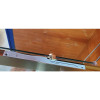 Шторки стеклянные на ванну раздвижные KOER SR BS06-120x150-TR-12 прозрачное стекло EASY CLEAN 6мм матовое золото (KR5946)