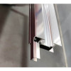 Шторки стеклянные на ванну раздвижные KOER SR BS06-120x150-TR-01 прозрачное стекло EASY CLEAN 6мм хром (KR5945)