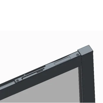 Шторки скляні на ванну розсувні KOER SR BS06-120x150-TR-07 прозоре скло EASY CLEAN 6мм графіт (KR5947)