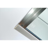 Шторки скляні на ванну розсувні KOER SR BS06-120x150-TR-07 прозоре скло EASY CLEAN 6мм графіт (KR5947)