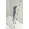 Шторки стеклянные на ванну раздвижные KOER SR BS06-120x150-TR-01 прозрачное стекло EASY CLEAN 6мм хром (KR5945)