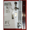 Шторки скляні на ванну розсувні KOER SR BS06-120x150-TR-07 прозоре скло EASY CLEAN 6мм графіт (KR5947)
