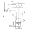 Смеситель для биде KOER KB-20007-04 (Цвет хром+белый) (KR5158)