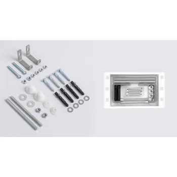 Інсталяція для підвісного унітазу KOER KT-0502-05 500x165x1125mm з панеллю змиву KT-0602-05 чорна матова (KR5173)