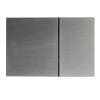 Панель смыва KOER KT-0610-07 240x160x32mm пластиковая, кнопка квадратная (цвет графит) (KR6138)