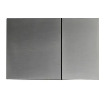 Панель смыва KOER KT-0610-07 240x160x32mm пластиковая, кнопка квадратная (цвет графит) (KR6138)