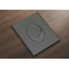 Панель смыва KOER KT-0606-07 157x198x3mm пластиковая, кнопка округленная (цвет графит) (KR5712)