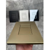 Панель смыва KOER KT-0607-12 157x198x3mm пластиковая, кнопка квадратная (цвет матовое золото) (KR5715)