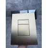 Панель смыва KOER KT-0607-12 157x198x3mm пластиковая, кнопка квадратная (цвет матовое золото) (KR5715)