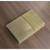 Панель змиву KOER KT-0610-12 240x160x32mm пластикова, кнопка квадратна (колір матове золото) (KR6137)