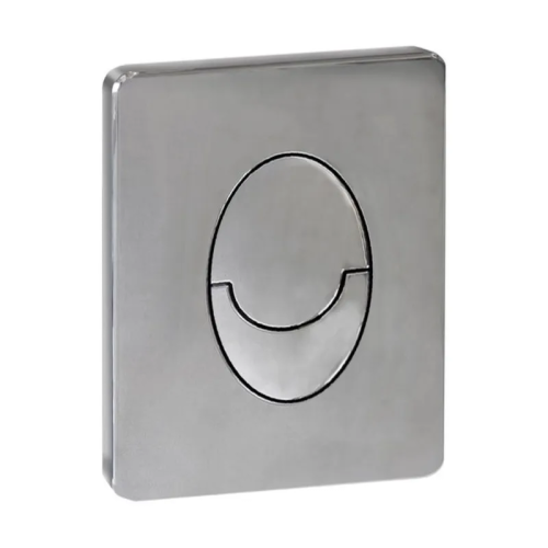 Панель смыва KOER KT-0606-01 157x198x3mm пластиковая, кнопка округленная (цвет хром) (KR5342)