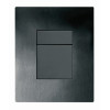 Панель змиву KOER KT-0607-05 157x198x3mm пластикова, кнопка квадратна (колір чорний матовий) (KR5346)