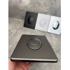 Панель смыва KOER KT-0606-07 157x198x3mm пластиковая, кнопка округленная (цвет графит) (KR5712)
