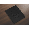 Панель змиву KOER KT-0606-05 157x198x3mm пластикова, кнопка закруглена (колір чорний матовий) (KR5343)