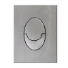 Панель змиву KOER KT-0606-01 157x198x3mm пластикова, кнопка закруглена (колір хром) (KR5342)