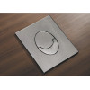 Панель змиву KOER KT-0606-02 157x198x3mm пластикова, кнопка закруглена (SS COLOR) (KR6238)