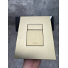 Панель смыва KOER KT-0607-12 157x198x3mm пластиковая, кнопка квадратная (цвет матовое золото) (KR5715)