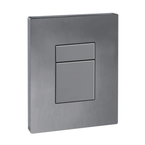Панель смыва KOER KT-0607-07 157x198x3mm пластиковая, кнопка квадратная (цвет графит) (KR5345)