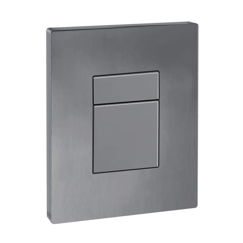Панель смыва KOER KT-0607-07 157x198x3mm пластиковая, кнопка квадратная (цвет графит) (KR5345)