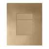 Панель смыва KOER KT-0607-12 157x198x3mm пластиковая, кнопка квадратная (цвет матовое золото) (KR5715)