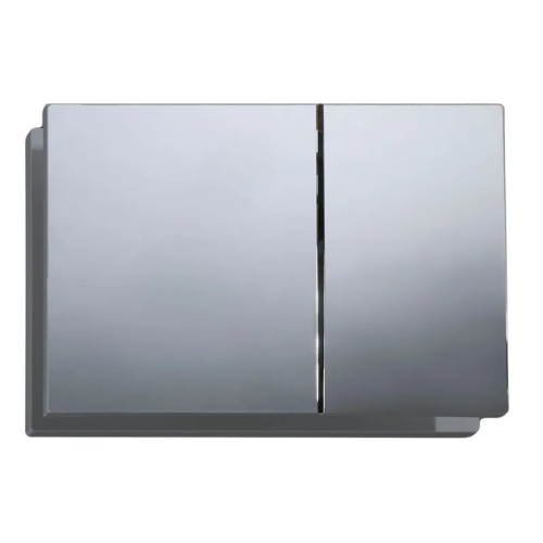 Панель смыва KOER KT-0610-01 240x160x32mm пластиковая, кнопка квадратная (цвет хром) (KR6135)