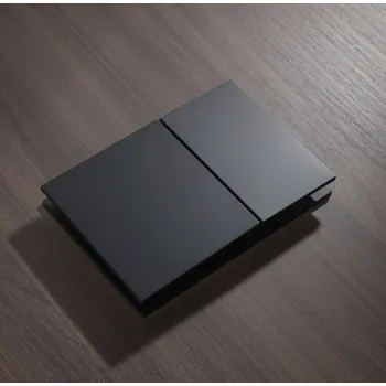 Панель смыва KOER KT-0610-05 240x160x32mm пластиковая, кнопка квадратная (цвет черный матовый) (KR6136)
