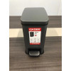 Мусорное ведро с плавным закрытием прямоугольное KOER TC-010108-07 8 л (цвет графит) (KR5591)