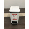 Відро для сміття з плавним закриттям прямокутне KOER TC-010108-08 8 л (колір білий) (KR5592)