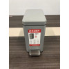 Відро для сміття з плавним закриттям прямокутне KOER TC-010206-07 6 л (колір сірий) (KR5596)