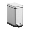 Мусорное ведро с плавным закрытием прямоугольное KOER TC-010206-02 6 л (цвет нержавейка) (KR5594)