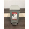 Мусорное ведро с плавным закрытием прямоугольное KOER TC-010210-07 10 л (цвет серый) (KR5599)