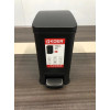 Відро для сміття з плавним закриттям прямокутне KOER TC-010108-05 8 л (колір чорний) (KR5593)