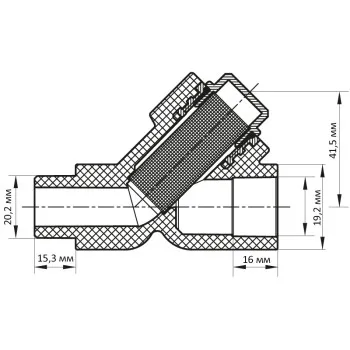 Фильтр грубой очистки 20 PPR Koer K0146.PRO (KP0185)