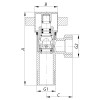 Кран для подключения сантехприборов Koer 1/2x1/2 (KR.517) (KR0108)