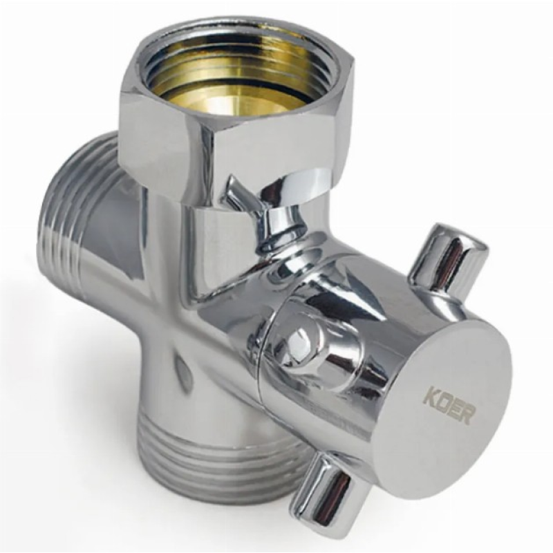 Кран трехходовой 3/4x3/4x3/4 Koer KR.520 (KR0110)
