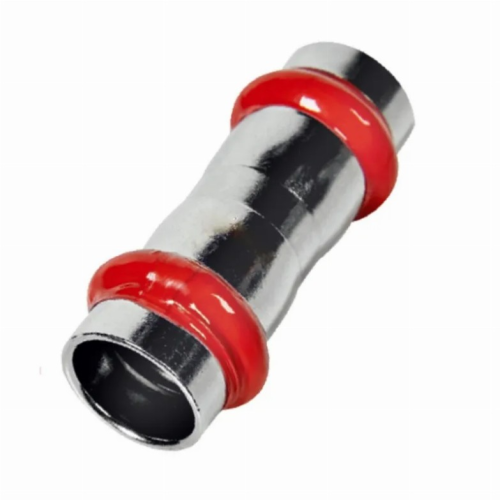 Муфта дворозтрубна KOER KQ.C18-2 PRESS-INOX AISI 304 18x18 (KR6303)