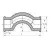 Обвод короткий Koer PPR 20 K0065.PRO (KP0077)