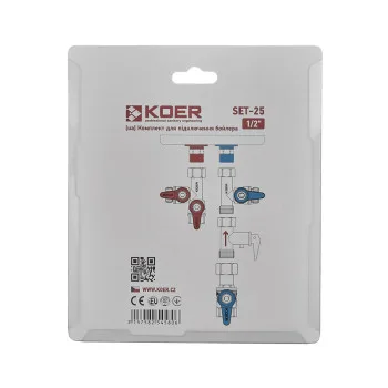 Комплект для підключення бойлера Koer SET-25 - 1/2 (KR5458)