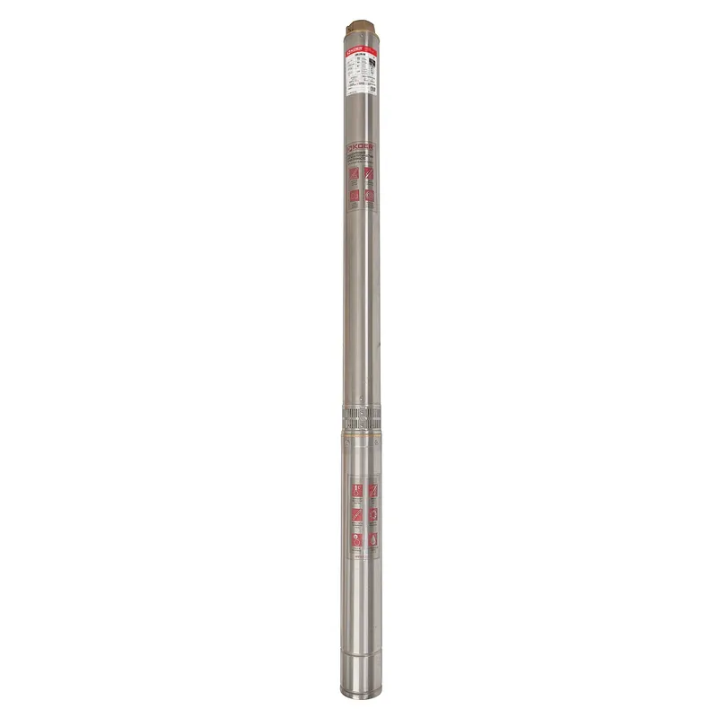 Скважинный насос центробежный KOER 4SD12/26+2М (380V) Н=176м Q=16.2м3, P=5500 Вт, каб.2м. (KP3369)